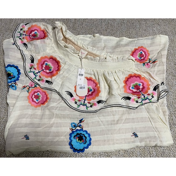 Anthropologie Plenty by Tracy Reese Embroidered One Shoulder Maxi Dress NWT XL - Picture 9 of 16